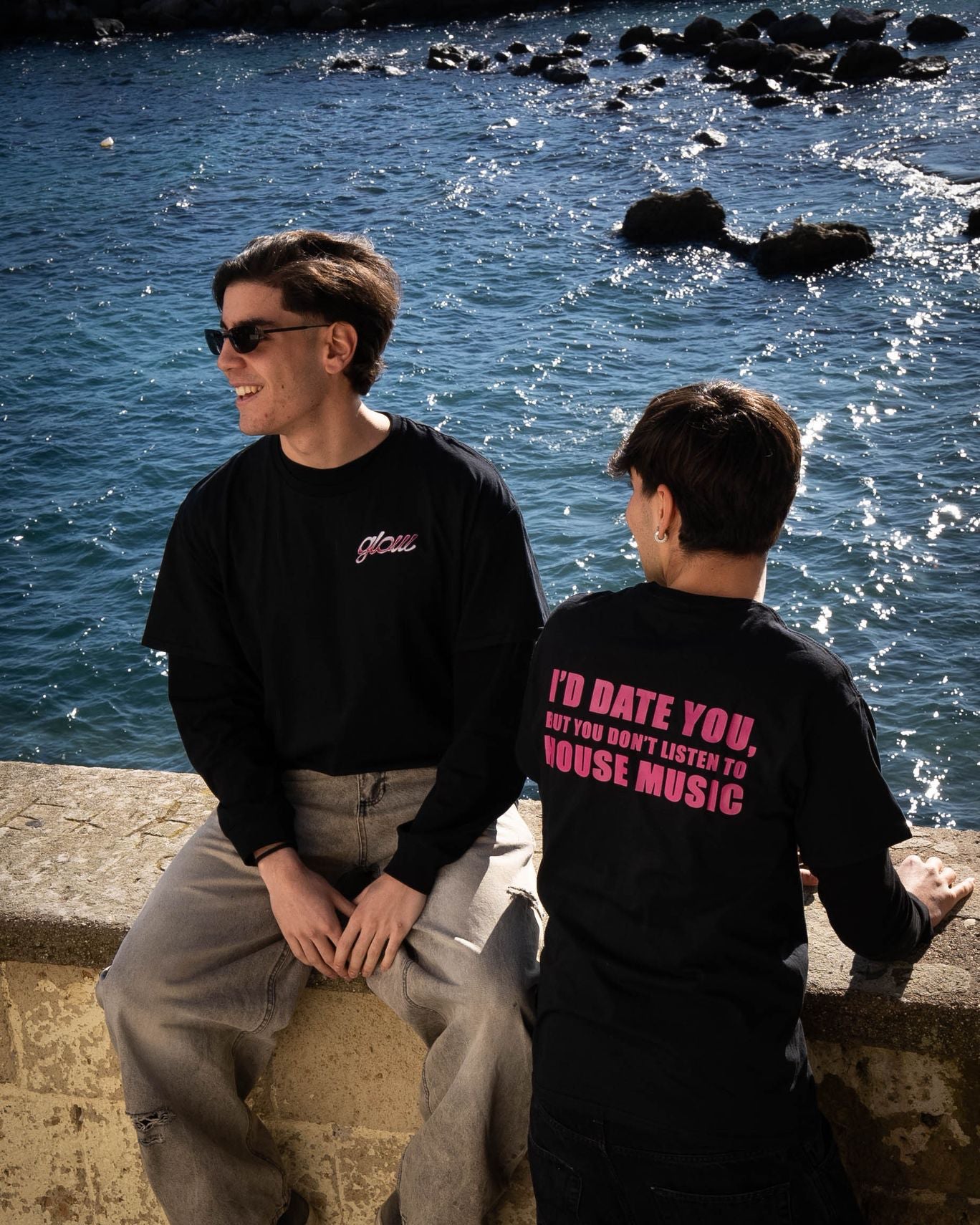 T-shirt I'd date you, but you don't listen to house music